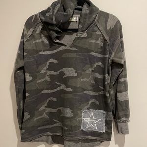 VINTAGE HAVANA Girl's Camo Hoodie,size XL-16